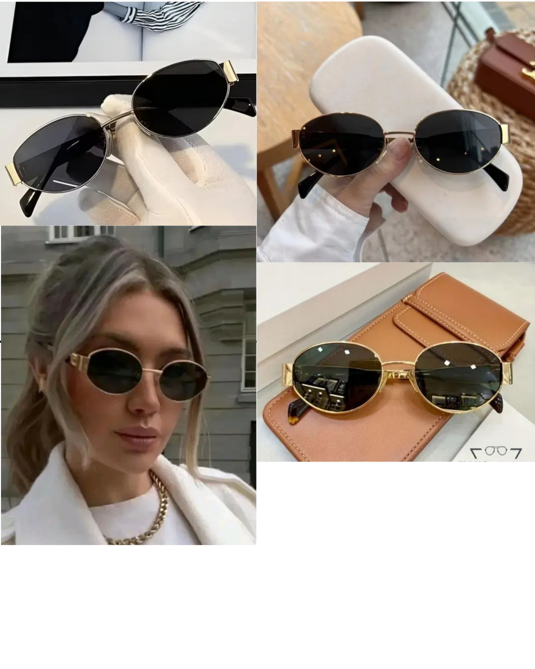 Luna Luxe Round Sunglasses