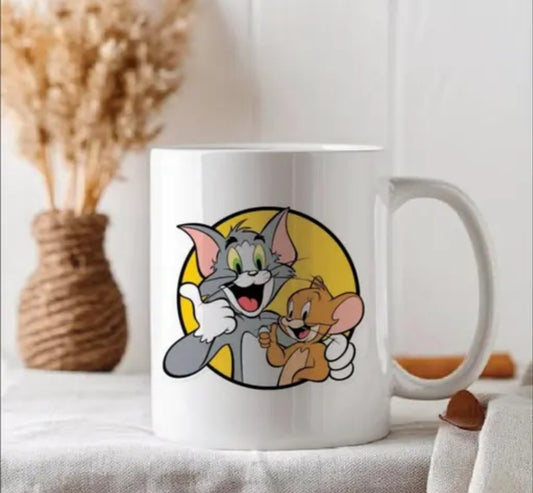 Tom n Jerry Mug By HappyMonk