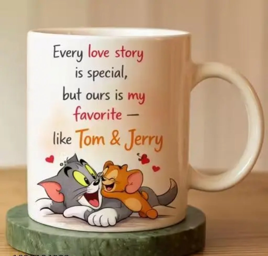 Tom n Jerry Mug By HappyMonk