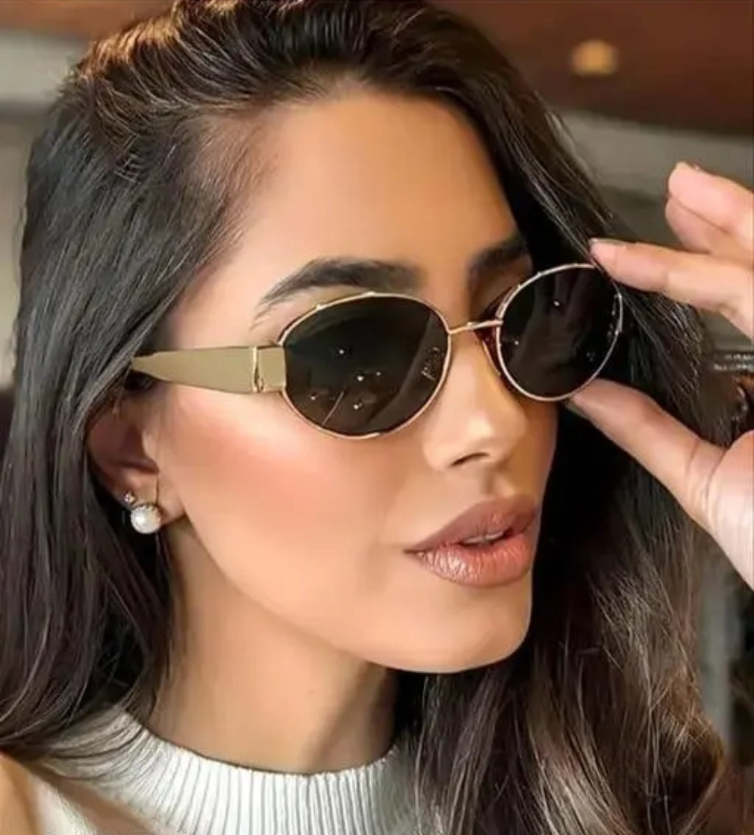 Luna Luxe Round Sunglasses