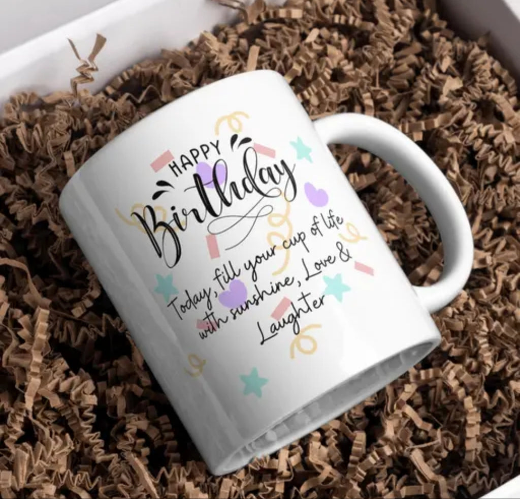 Happy Birthday Mug By HappyMonk (BUY 2 GET 1 FREE)