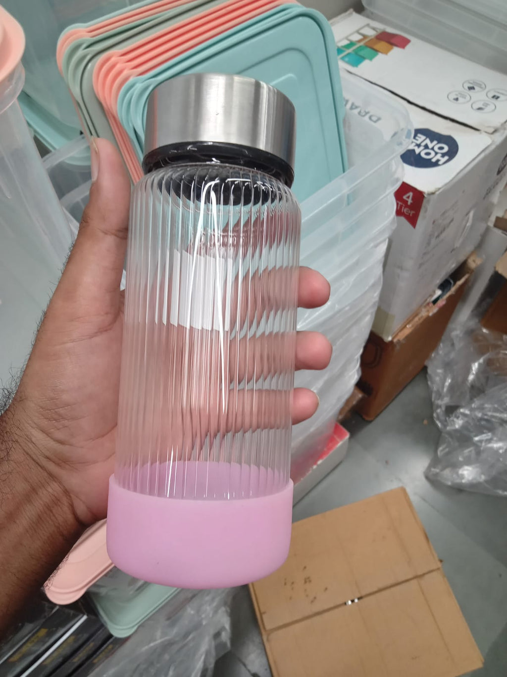 Pink Bottle By HappyMonk