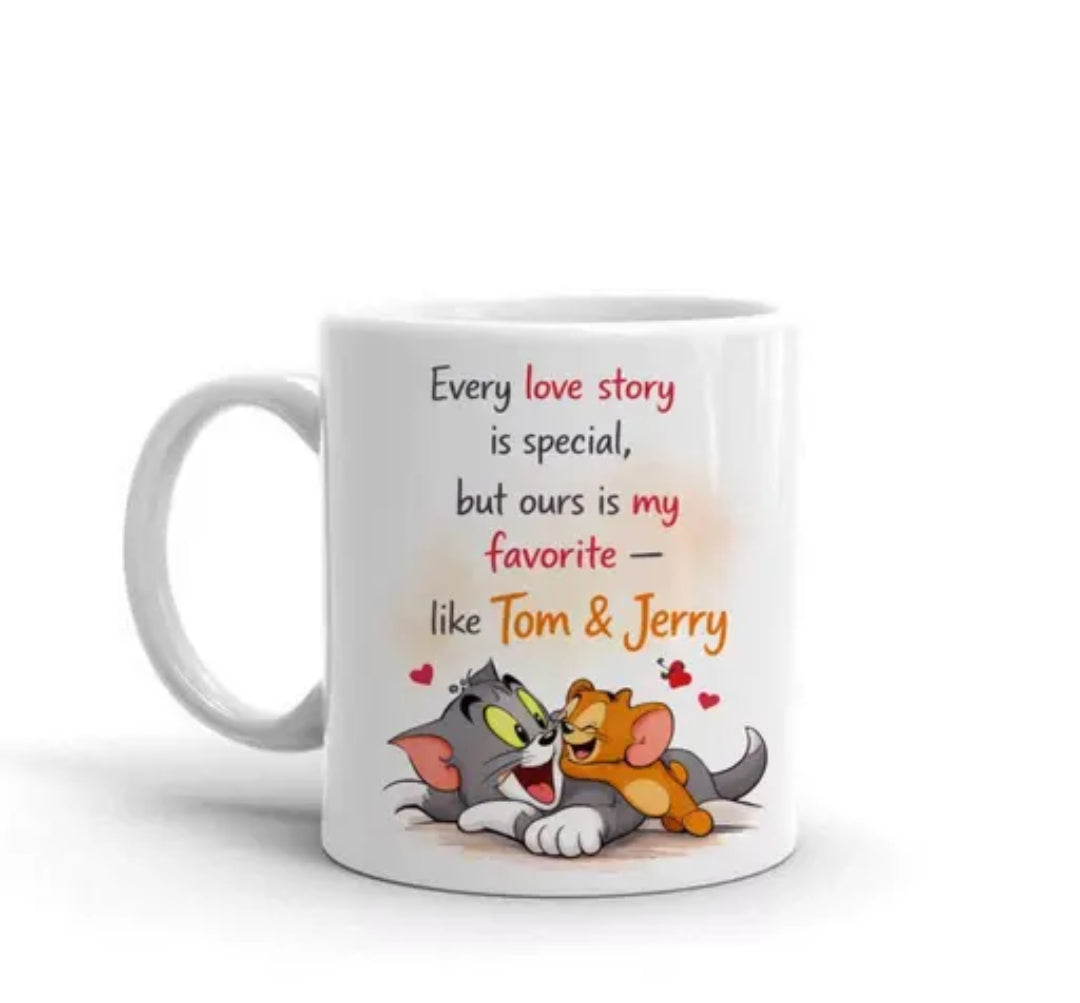 Tom n Jerry Mug By HappyMonk