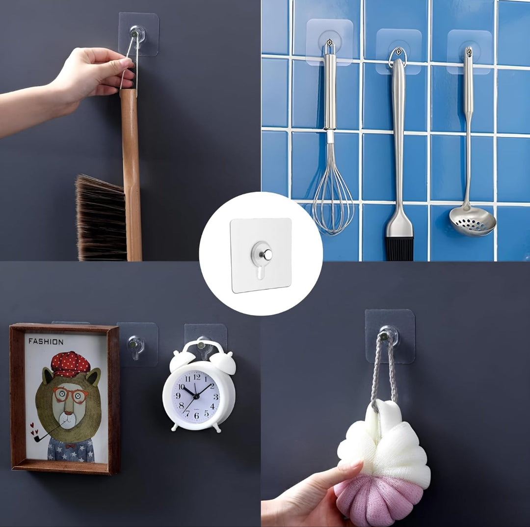 HappyMonk Hooks for Wall – No Drilling, No Damage