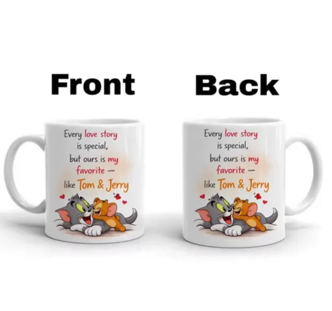 Tom n Jerry Mug By HappyMonk