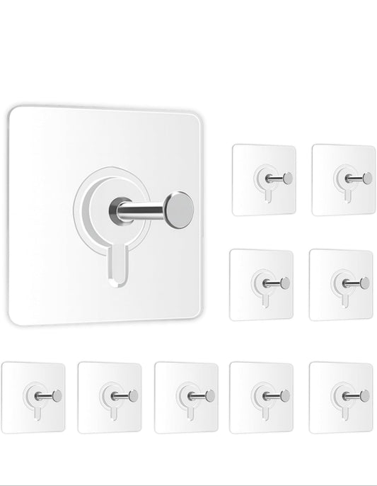 HappyMonk Hooks for Wall – No Drilling, No Damage