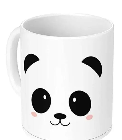 Cute Panda Mug By HappyMonk with Free Keychain