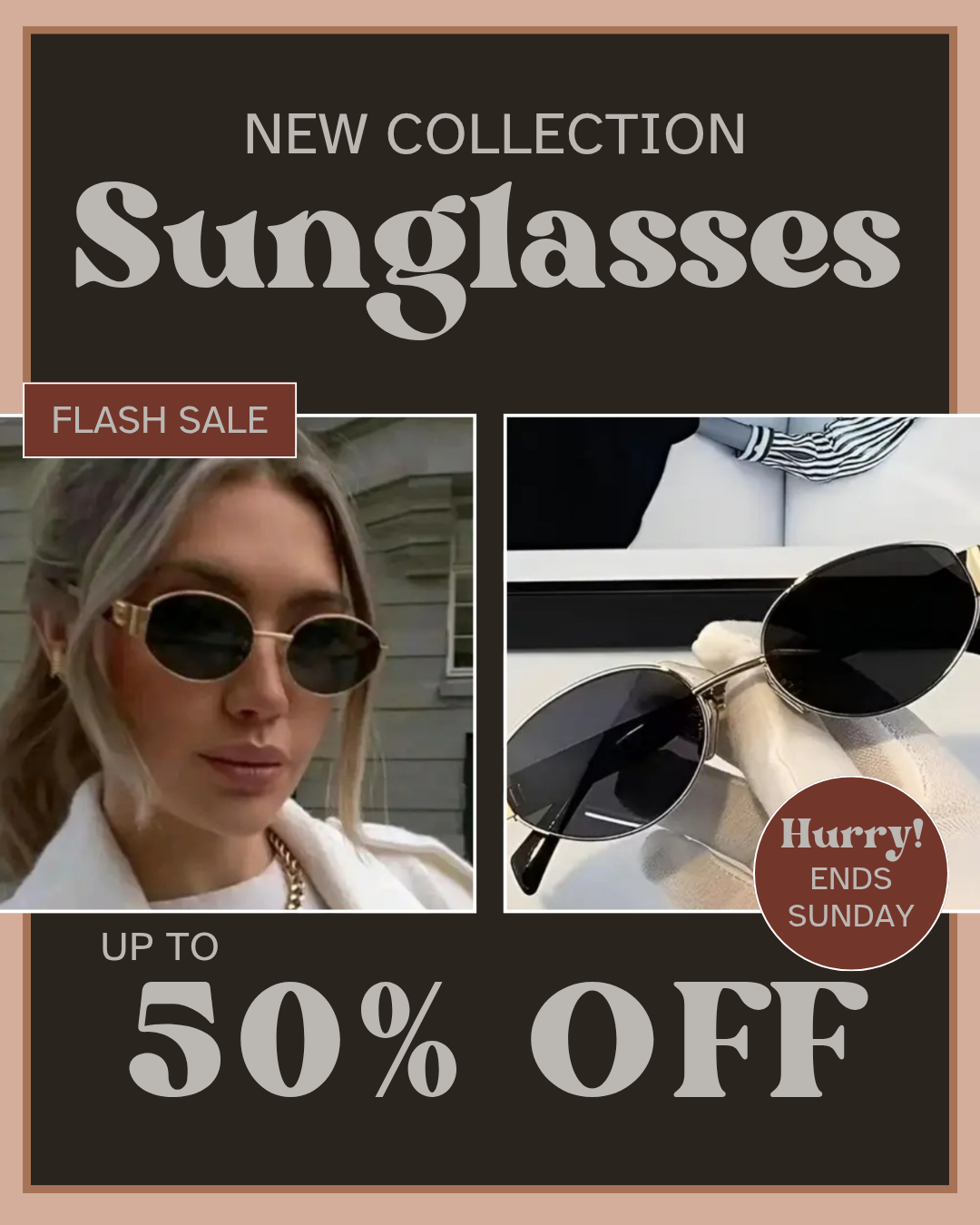 Luna Luxe Round Sunglasses