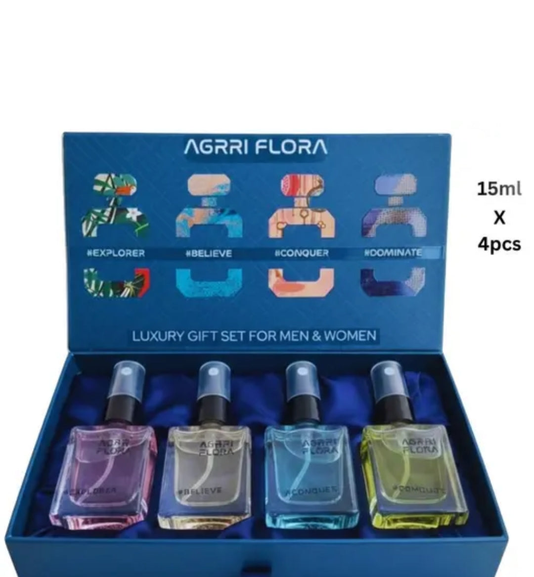 HappyMonk Luxury Perfume Fragrances, Pack of 4, Premium Luxury Long Lasting Perfume