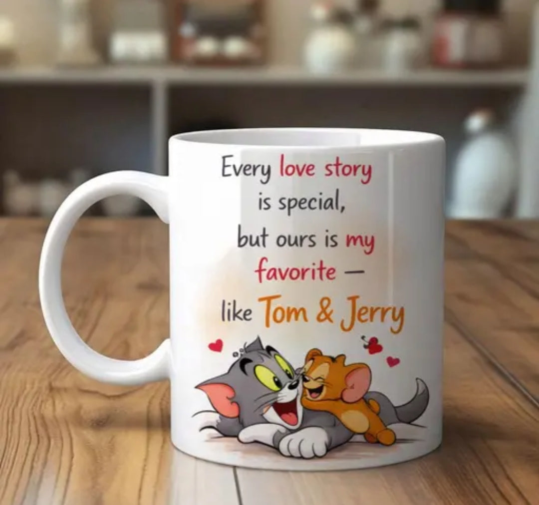 Tom n Jerry Mug By HappyMonk