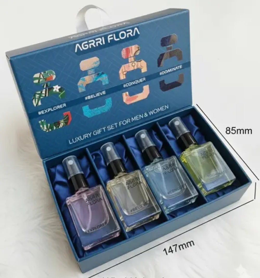 HappyMonk Luxury Perfume Fragrances, Pack of 4, Premium Luxury Long Lasting Perfume
