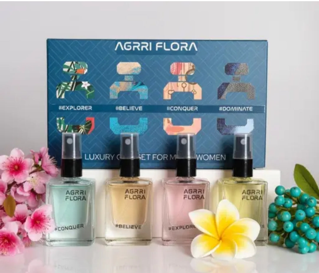 HappyMonk Luxury Perfume Fragrances, Pack of 4, Premium Luxury Long Lasting Perfume