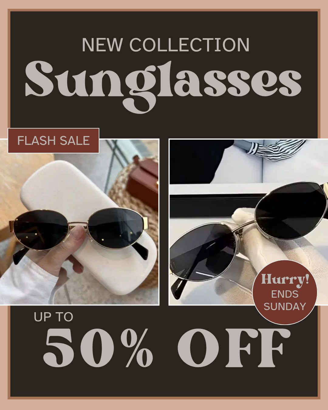 Luna Luxe Round Sunglasses